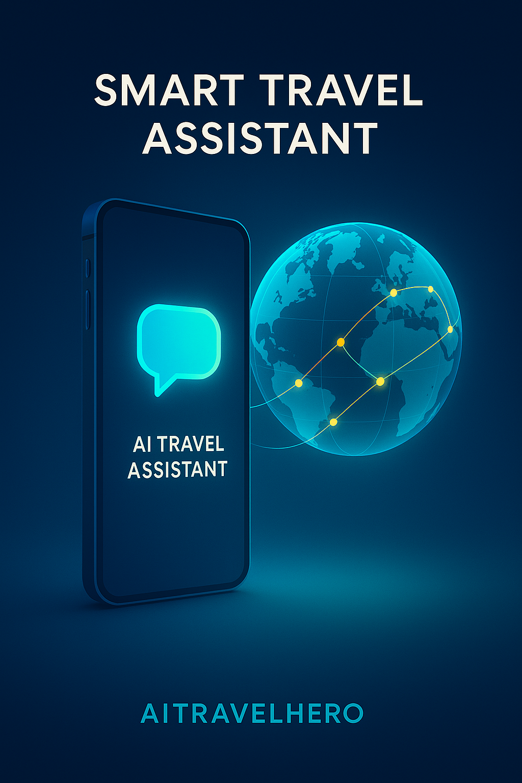 Smart travel assistant interface connecting cities worldwide